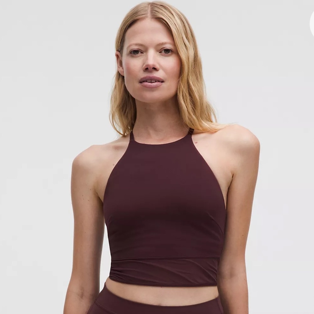 NWT Lululemon (2025) Nulu High-Neck Mesh-Hem Tank Top
Light Support, B/C Cup